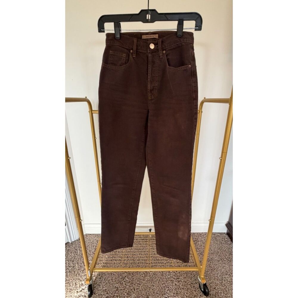 PacSun Eco Brown Dad Jeans High Rise Button Fly Denim Size 23